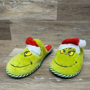 Dr. Suess Grinch Slip On Slippers Women's Size L (9-10)